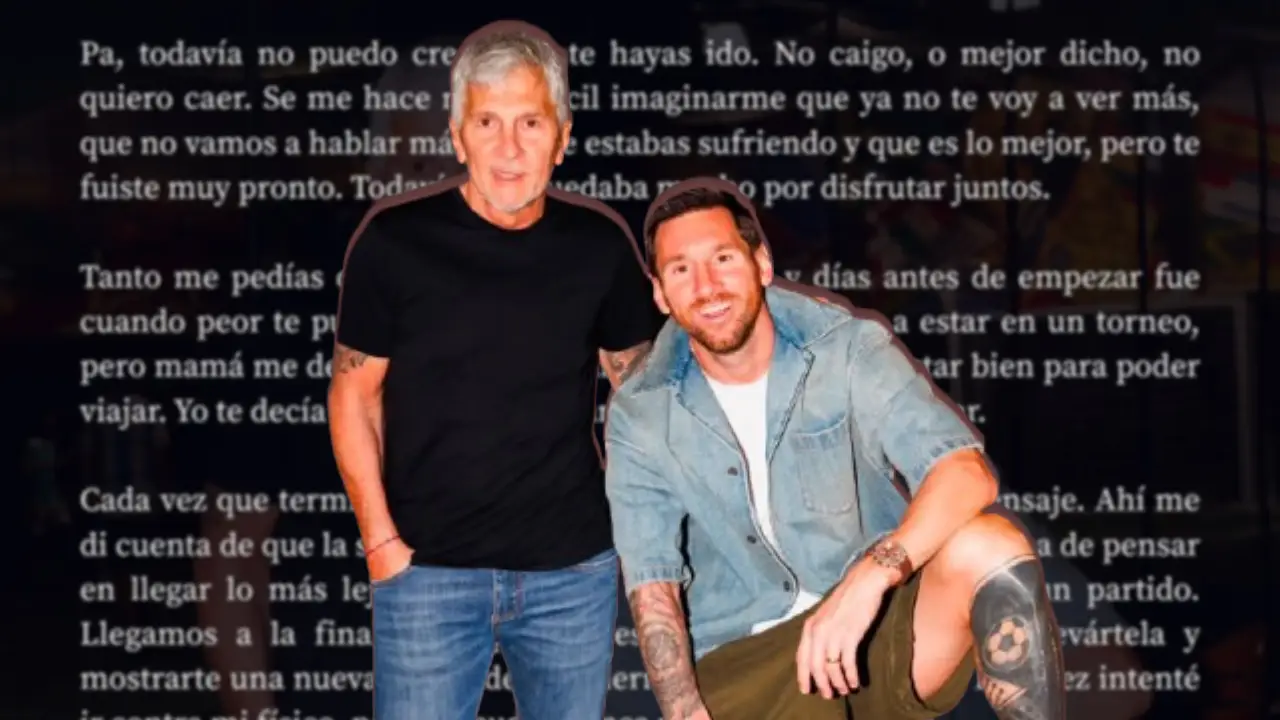 Imagen de 'No sé cómo seguir': Messi rompe el silencio tras la muerte de su padre