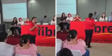Imagen de 'Usted es la más odiada': militante confronta a diputada de Libre