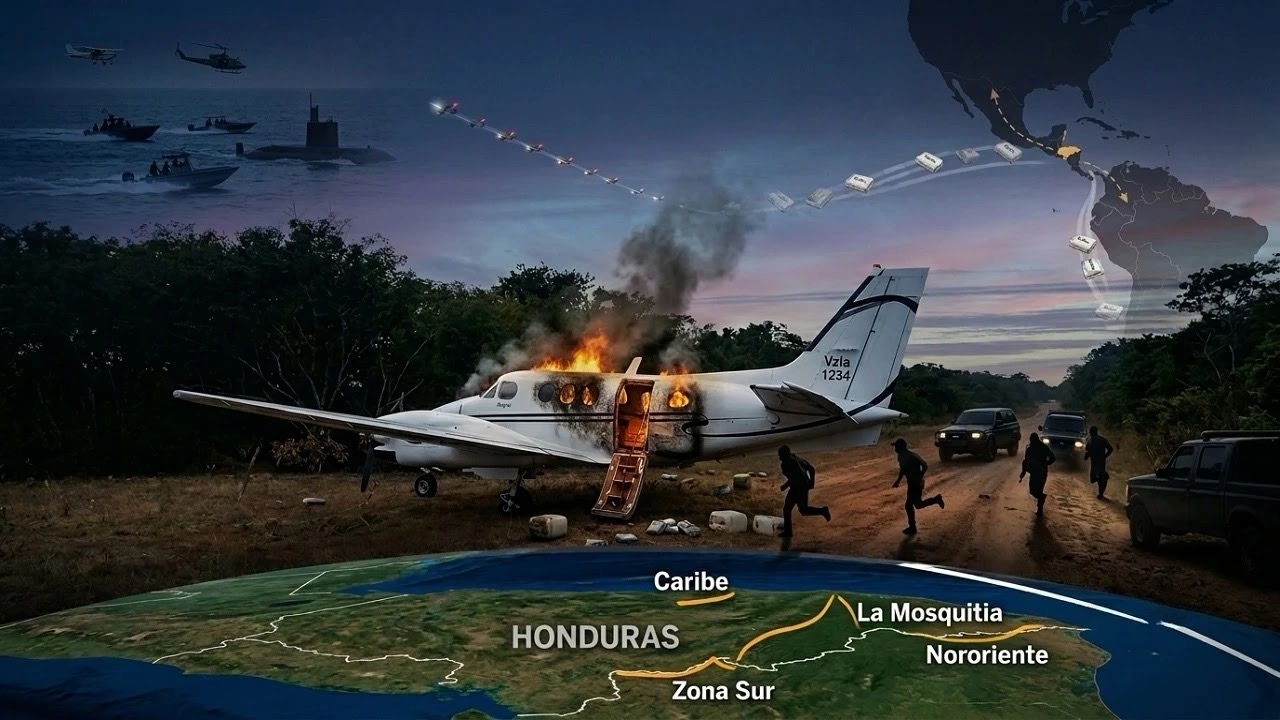 Avionetas, coca y fuego: cuando el narco convirtió Honduras en pista Imagen de Avionetas, coca y fuego: cuando el narco convirtió Honduras en pista