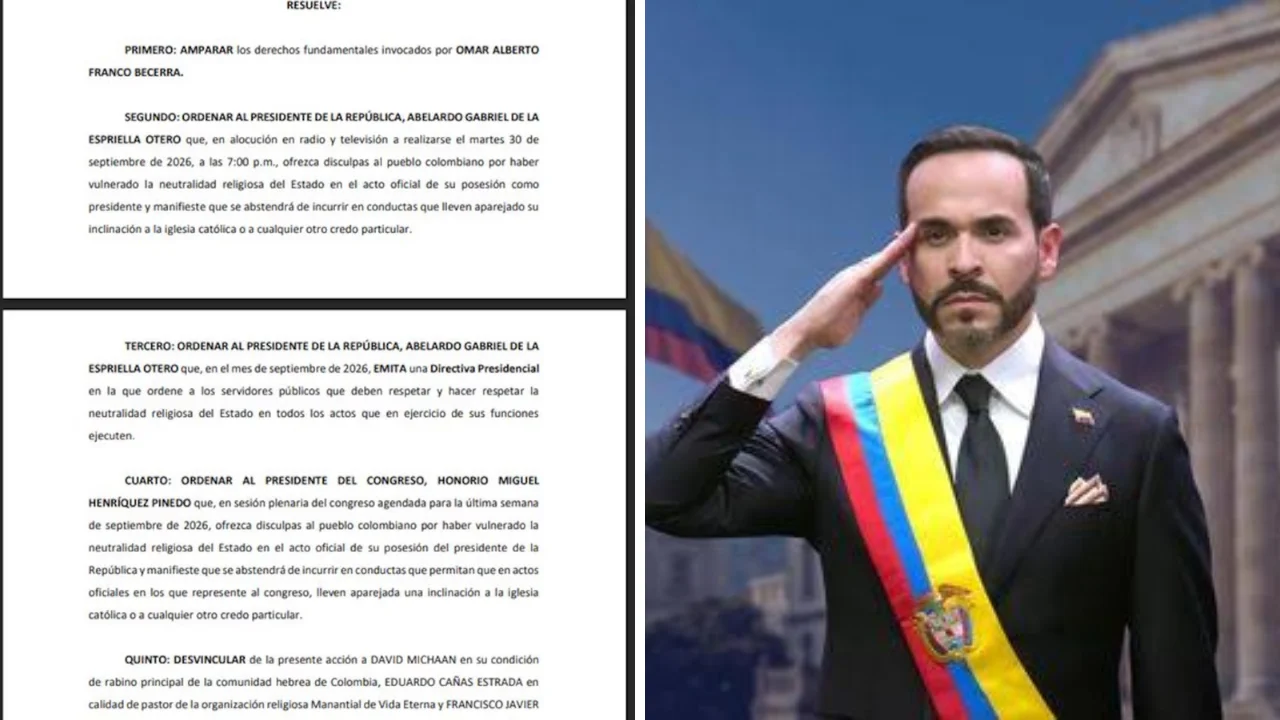 Omar Alberto Franco Becerra: ¿Quién es y tutela en contra de Abelardo de la Espriella? Imagen de Omar Alberto Franco Becerra: ¿Quién es y tutela en contra de Abelardo de la Espriella?