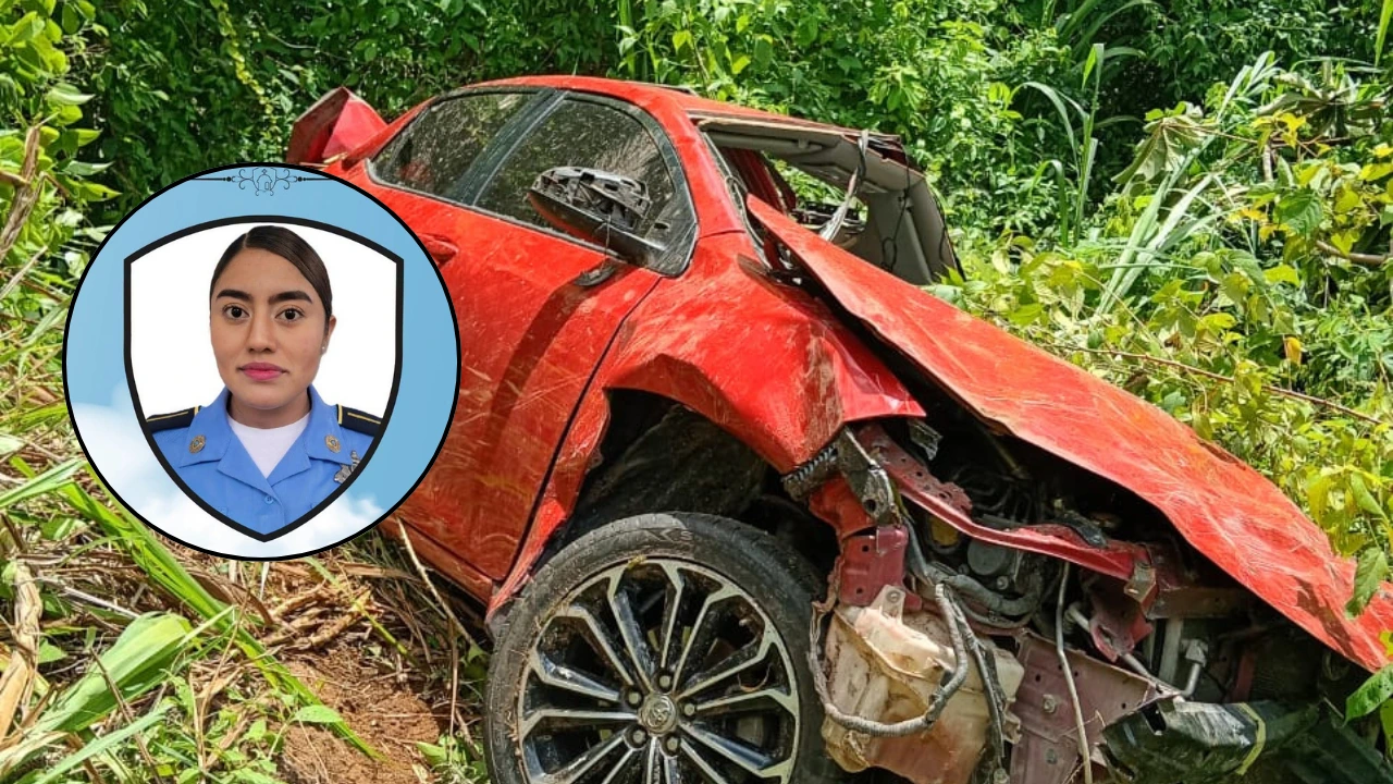 Muere policía Delsy Hernández tras caer a un abismo en carretera de Yoro Imagen de Muere policía Delsy Hernández tras caer a un abismo en carretera de Yoro