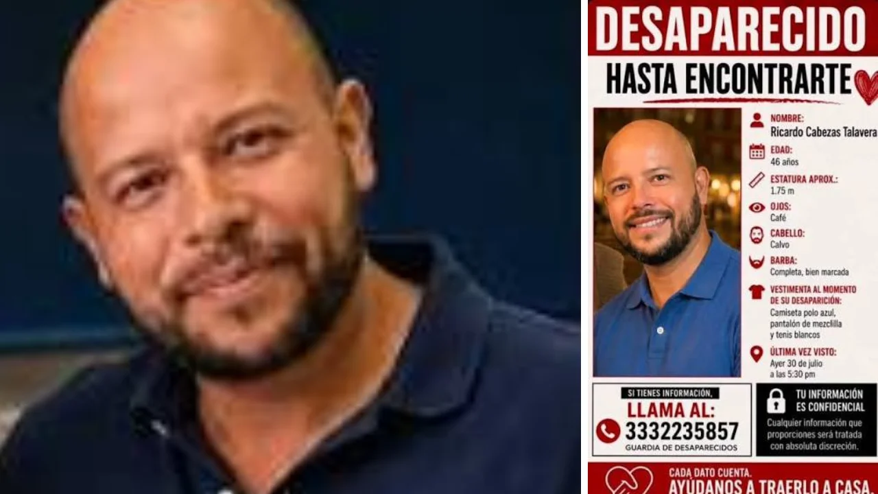 Imagen de Ricardo Cabezas Talavera desaparece en Zapopan: Ficha de búsqueda