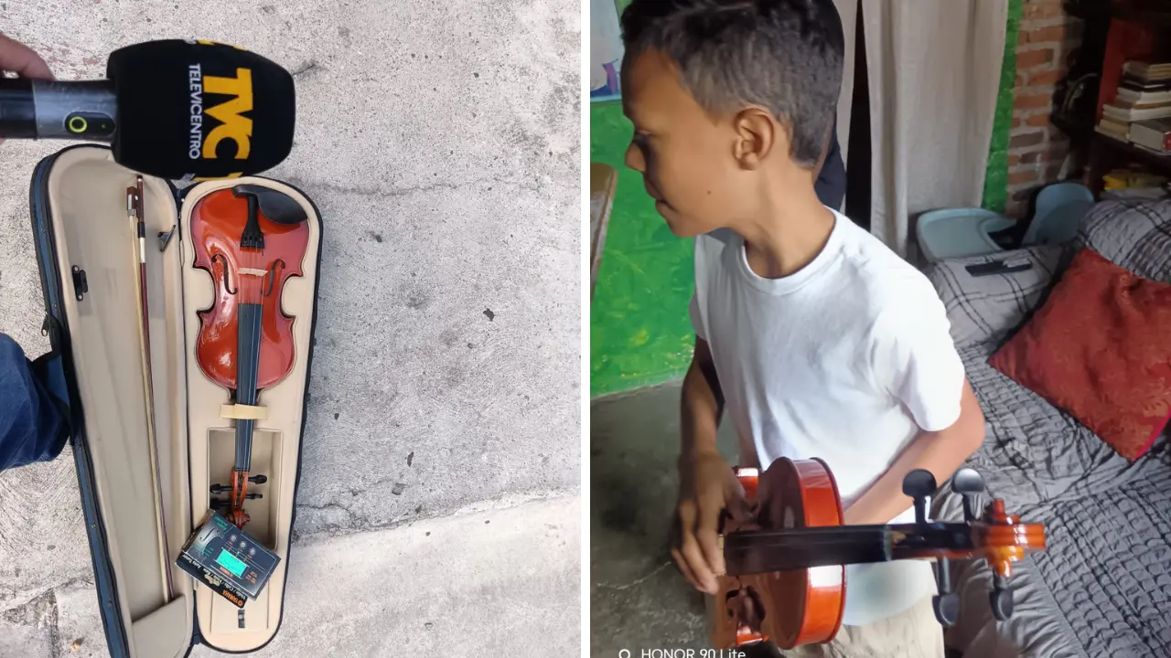 Un violín para Dylan: devuelven la sonrisa a niño que perdió su instrumento en accidente Imagen de Un violín para Dylan: devuelven la sonrisa a niño que perdió su instrumento en accidente