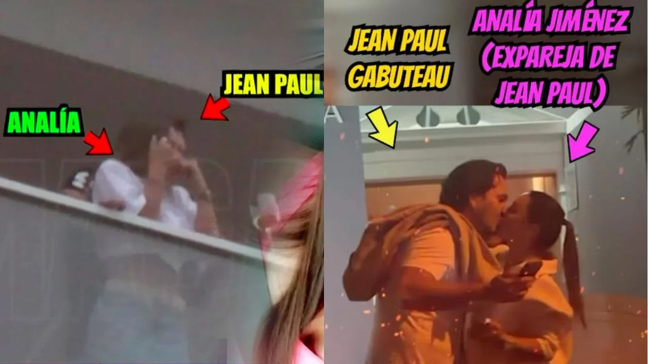 Fotografías de Jean Paul Gabuteau con su exnovia Analía Jiménez