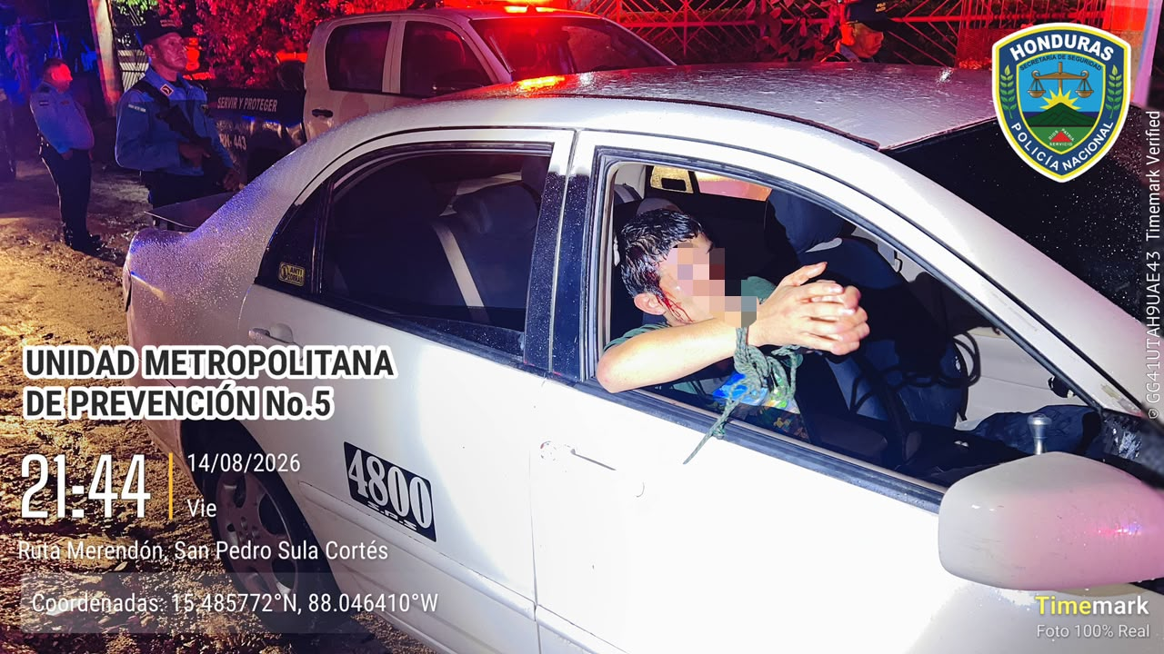 Policía salva a joven en SPS