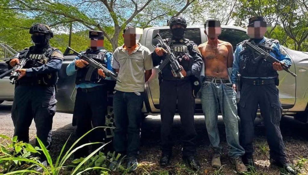Los detenidos por las autoridades