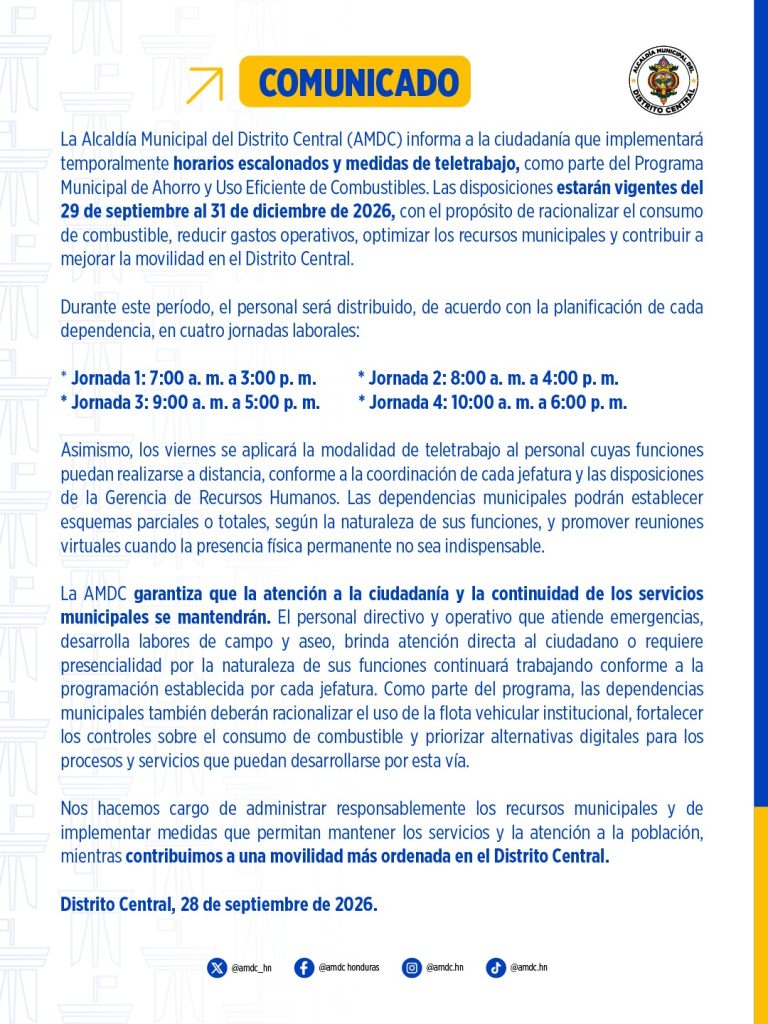 comunicado