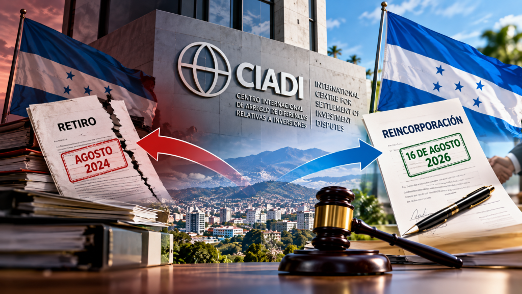 regresode Honduras al CIADI