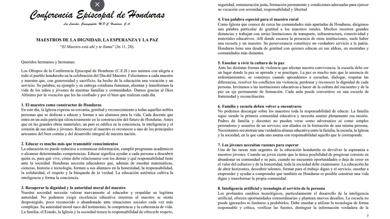 COMUNICADO CONFERENCIA
