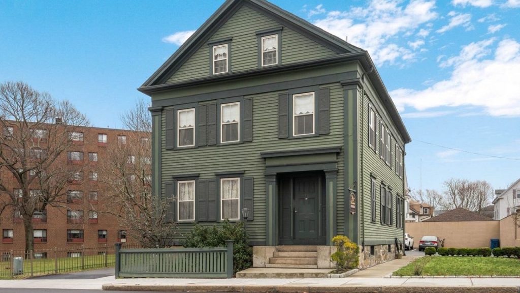 Fachada de la vivienda de Lizzie Borden.