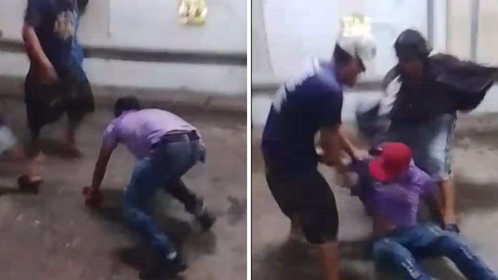 personas hombres pelea