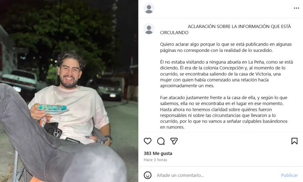 Fotos de David Argueta, joven asesinado en La Peña