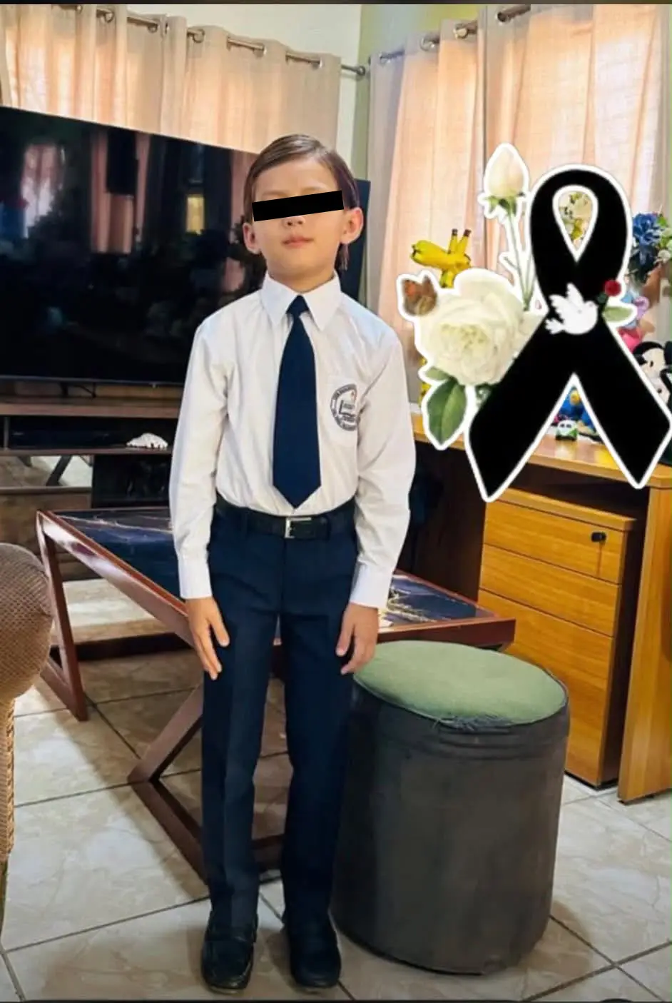 Ángel Haziel Muñoz Díaz, niño que murió atropellado en Villanueva, Cortés