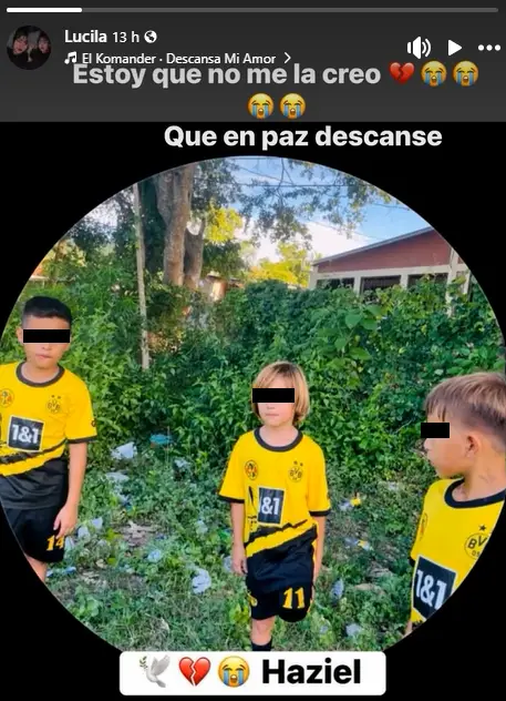 Ángel Haziel Muñoz Díaz, niño que murió atropellado en Villanueva, Cortés
