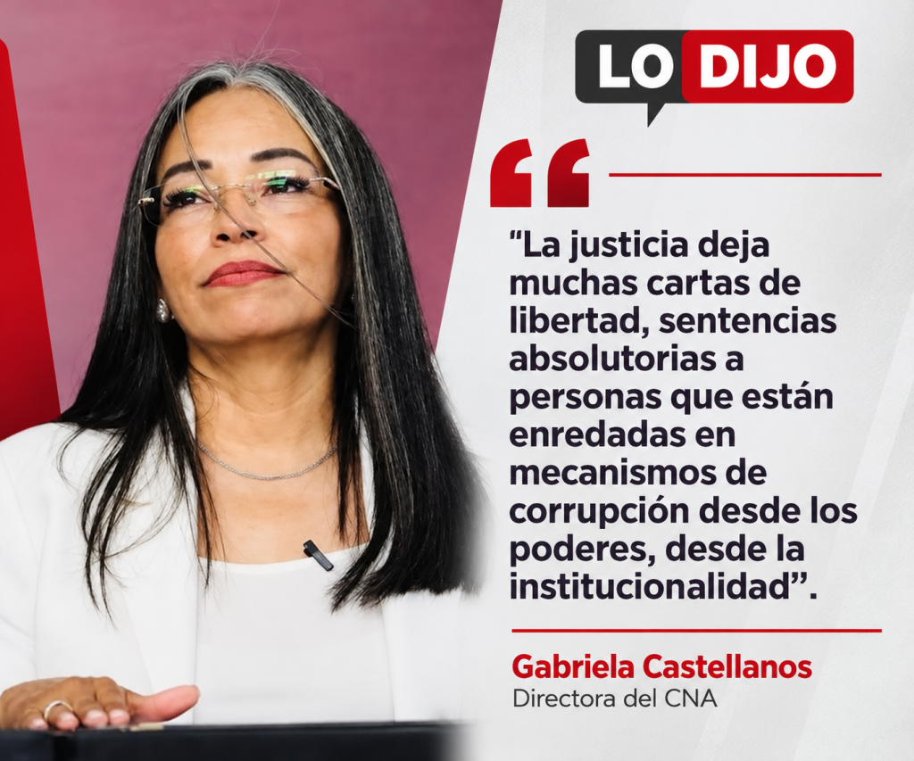 Lo dijo Gabriela Castellanos