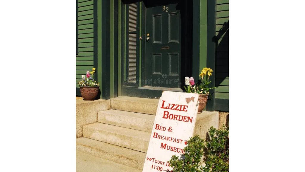 El museo esta identificado con el nombre de Lizzie Borden.