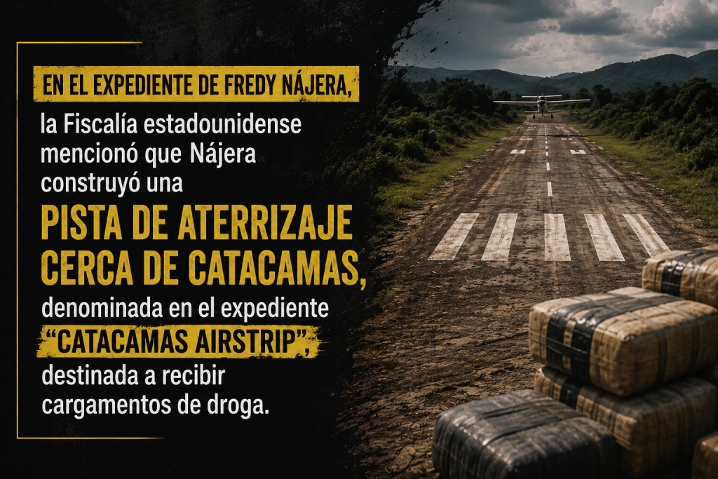 pista de aterrizaje de Fredy Nájera