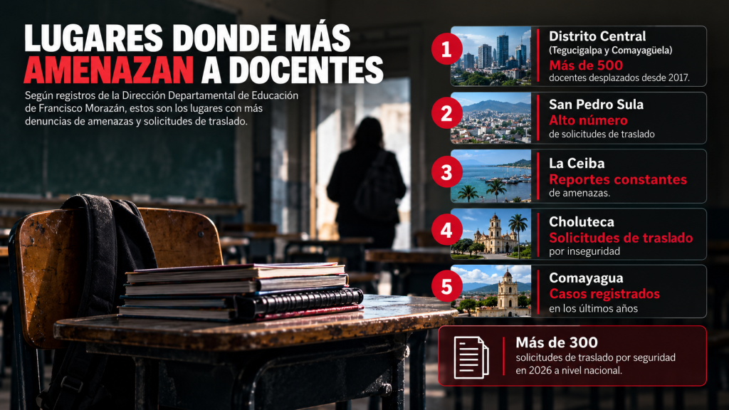 docentes y las amenazas