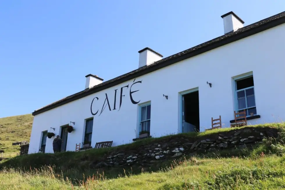 café en Great Blasket, isla de Irlanda