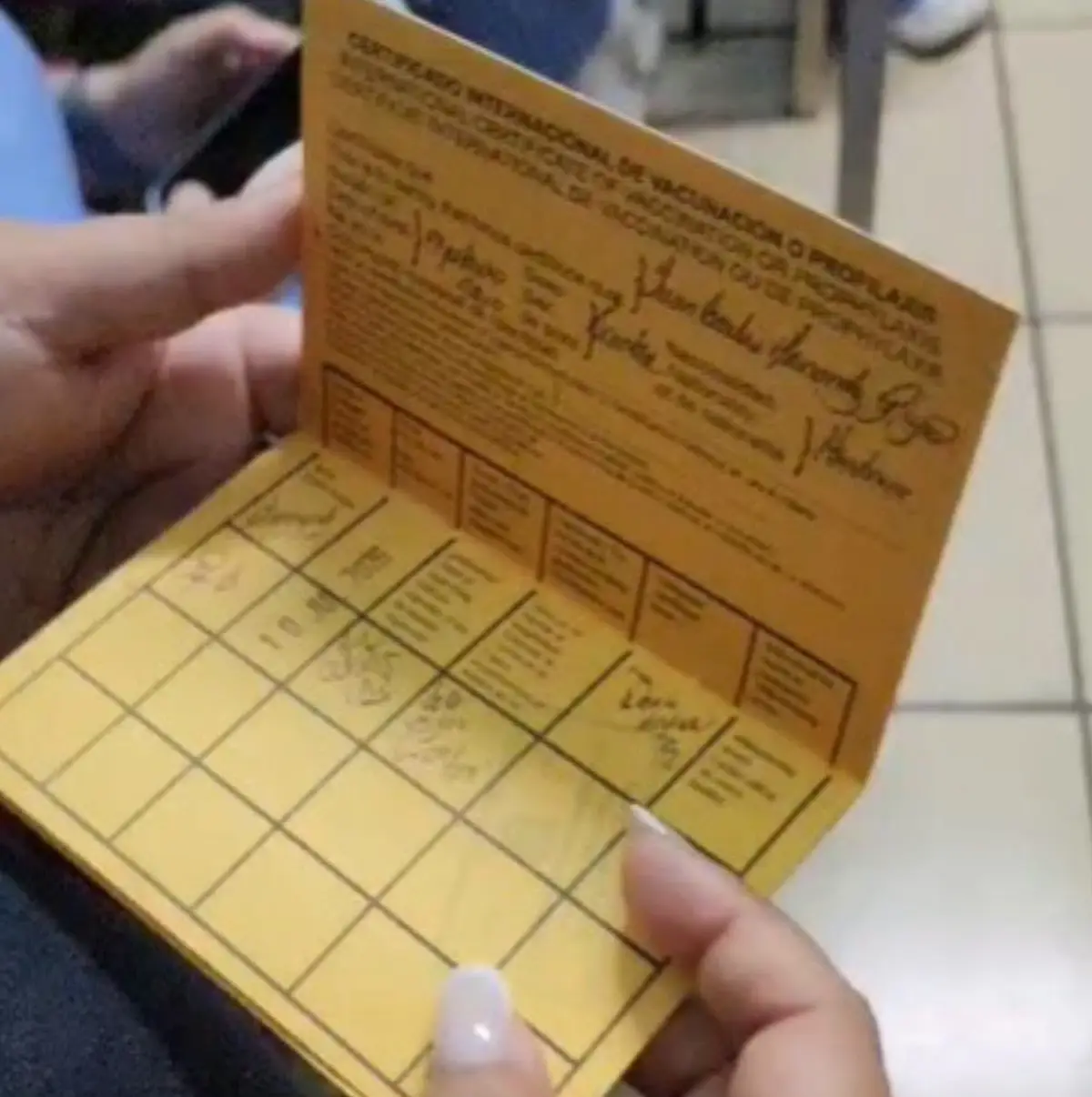 Carnet de vacunación