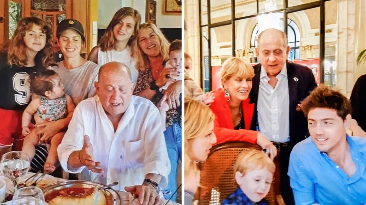 Foto de Chiche Gelblung junto a sus hijos; Federico, María y Magdalena 'Maggie'