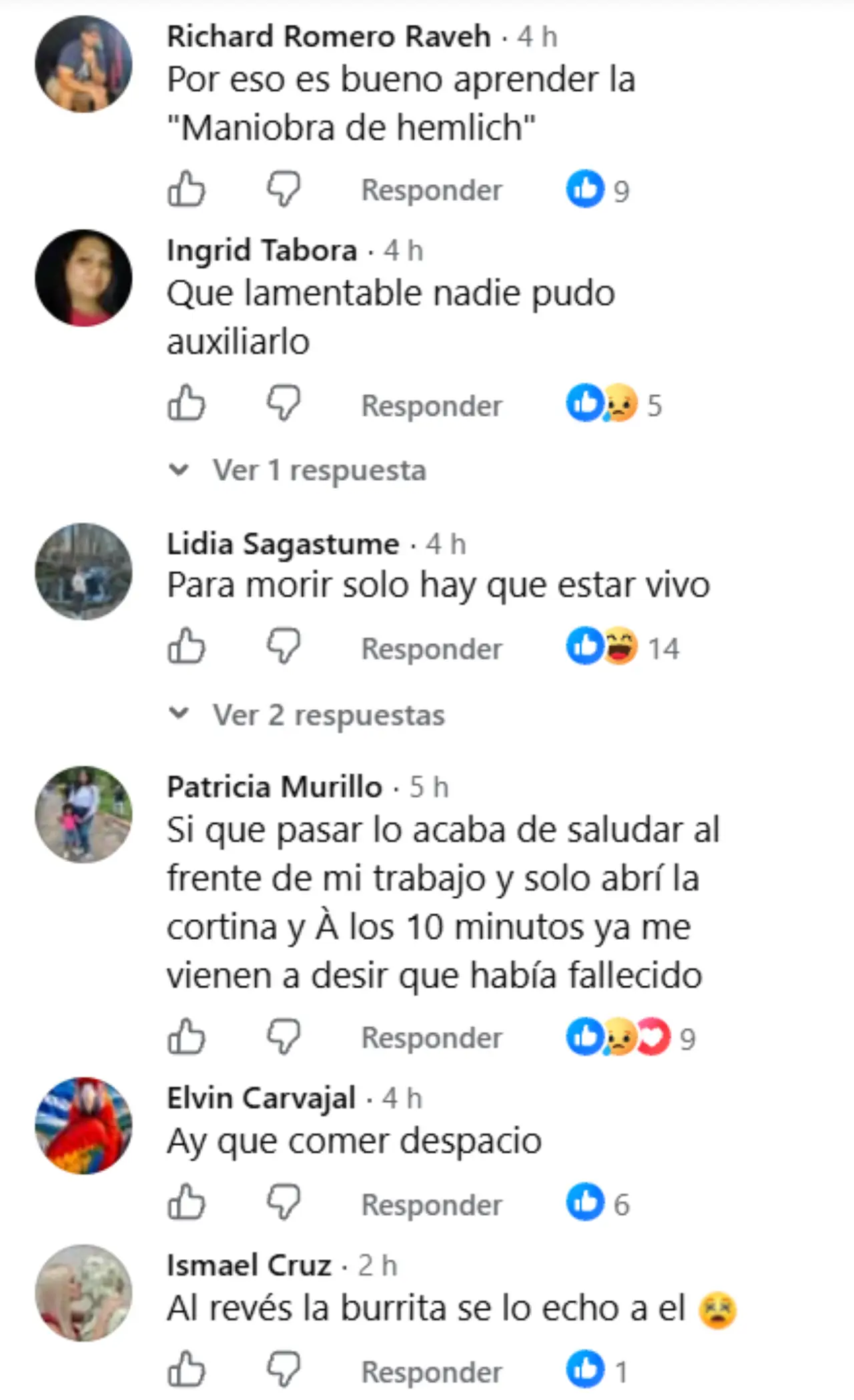 Hombre muere comiendo burrita