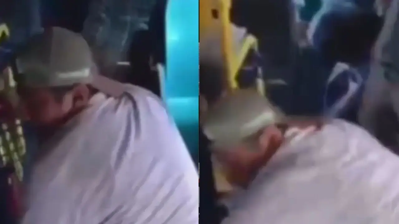 conductor sufre infarto