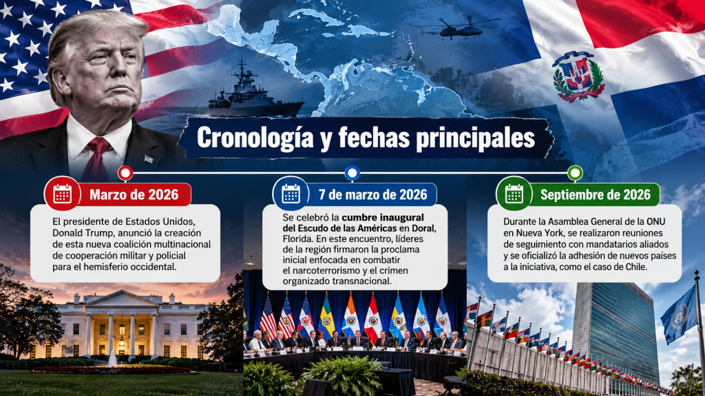 Cronología del Escudo de las Américas