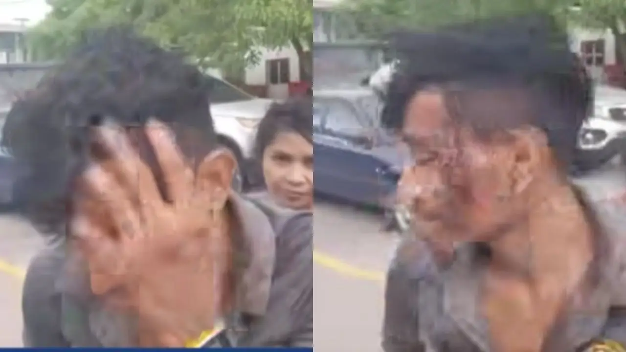 hombre es golpeado con tortillería de hierro