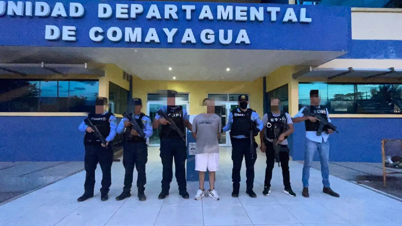 Detención de El Chele en Comayagua