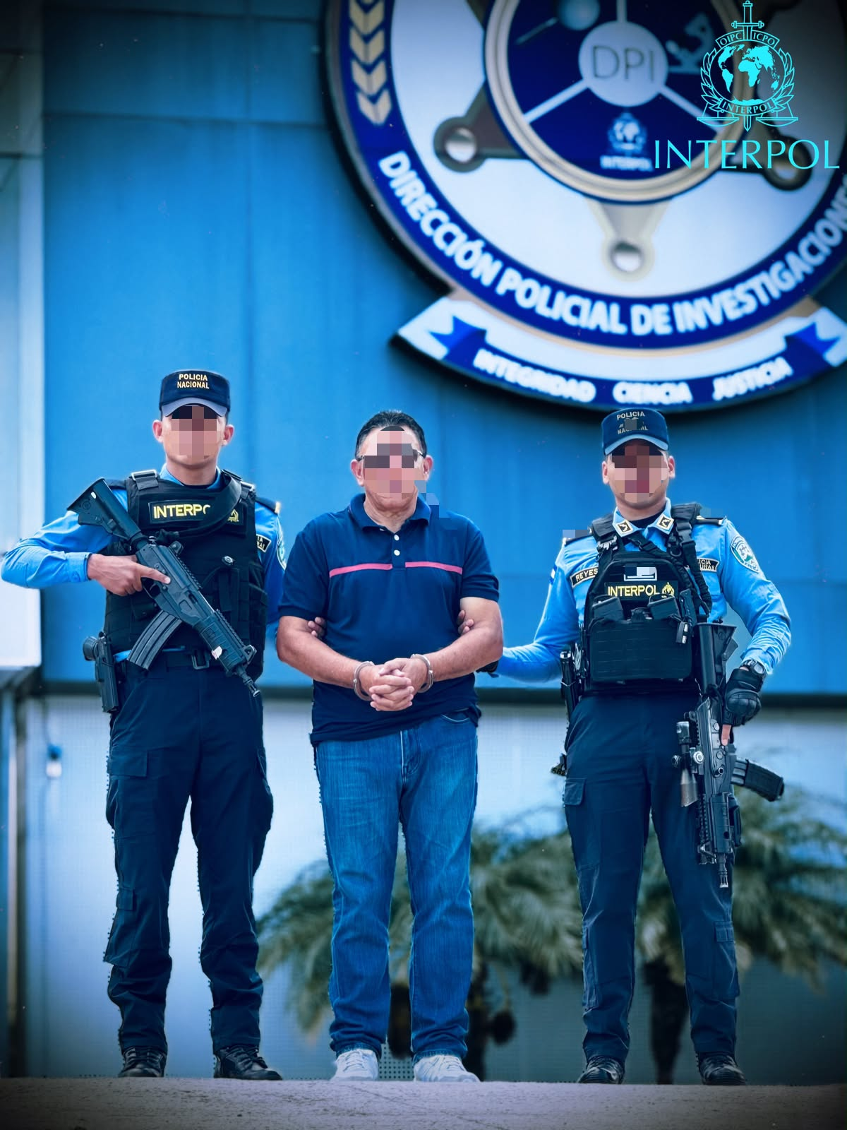 Foto del hondureño que estafó con falso paquete detenido en aduanas