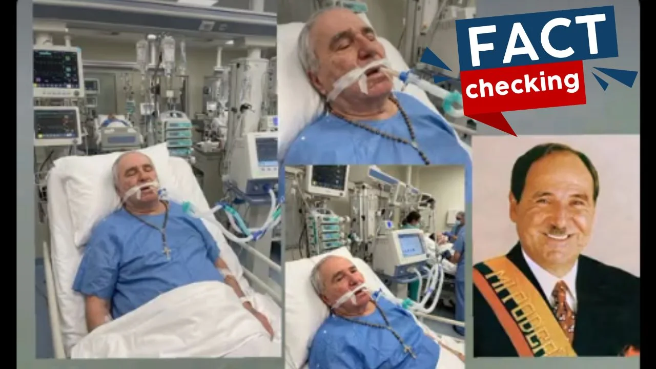 Fotografías falsas de Abdalá Bucaram internado en un hospital.
