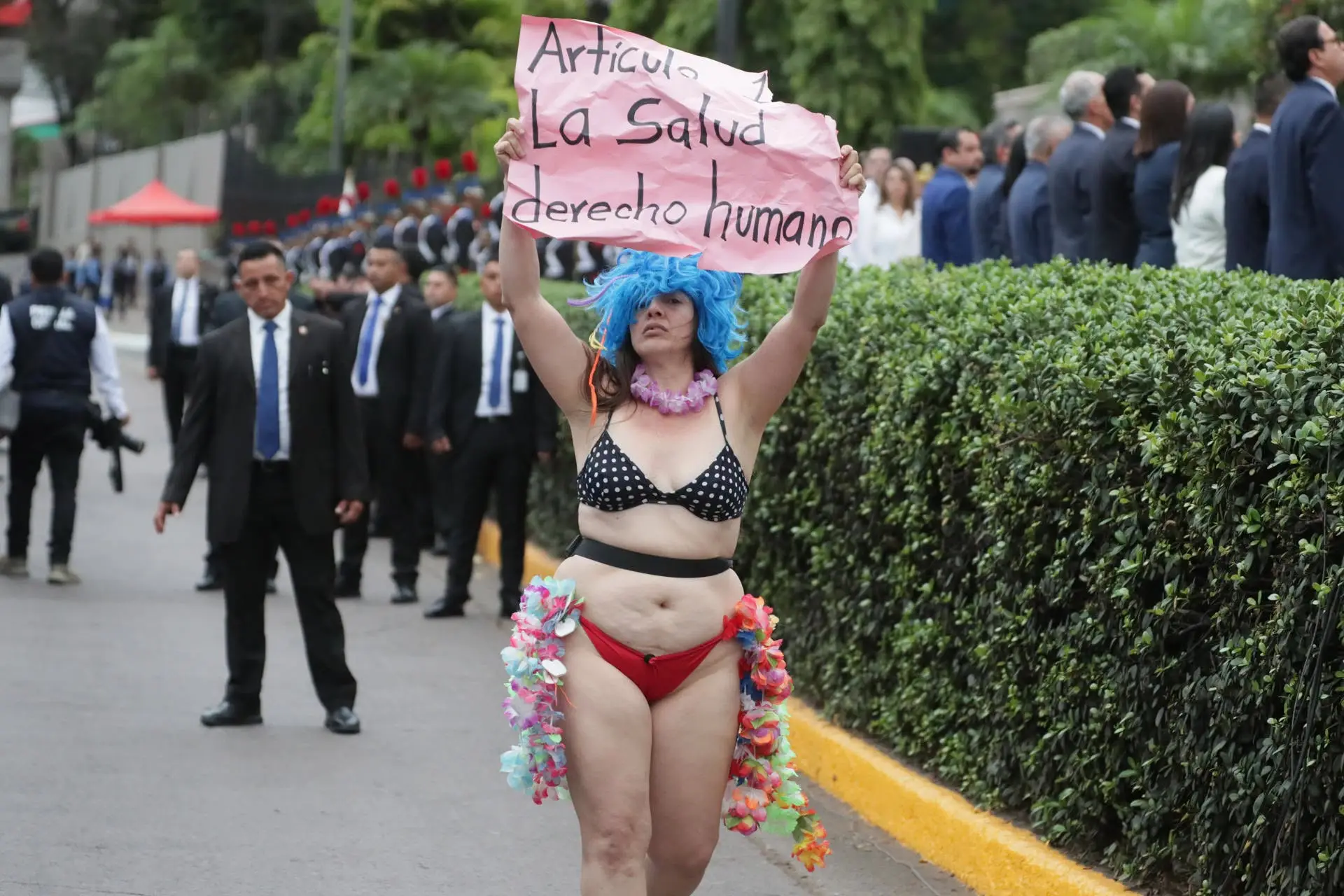 Floridalia Aguilar, la doctora manifestante