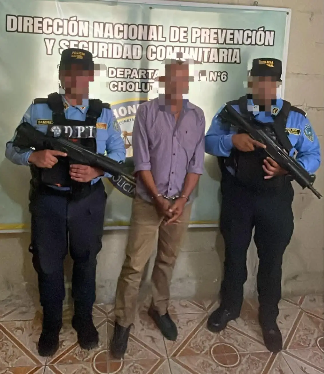 Foto del hombre que abusó de menor en Choluteca