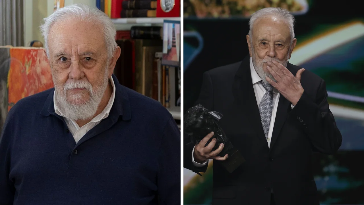 Collage de fotos del ciniasta y escritor Gonzalo Suárez