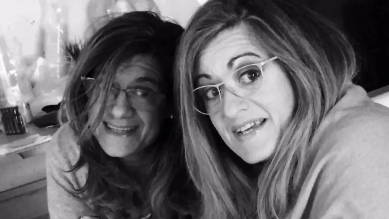 Chus Cano y su hermana Luisa Cano.