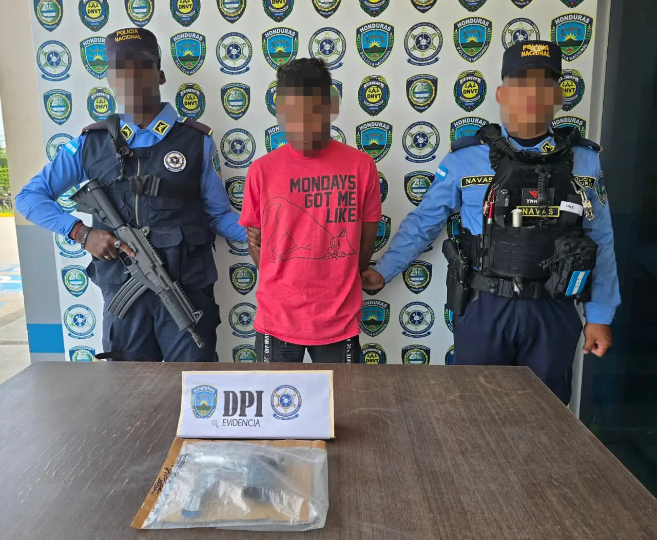 Foto del hondureño que mató a su hermana en Comayagua