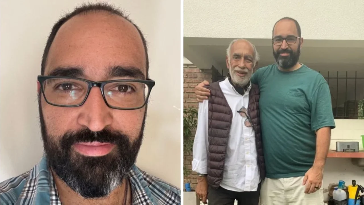 Fotos de Agustín González Pérez Corral, hijo de Oscar González Oro