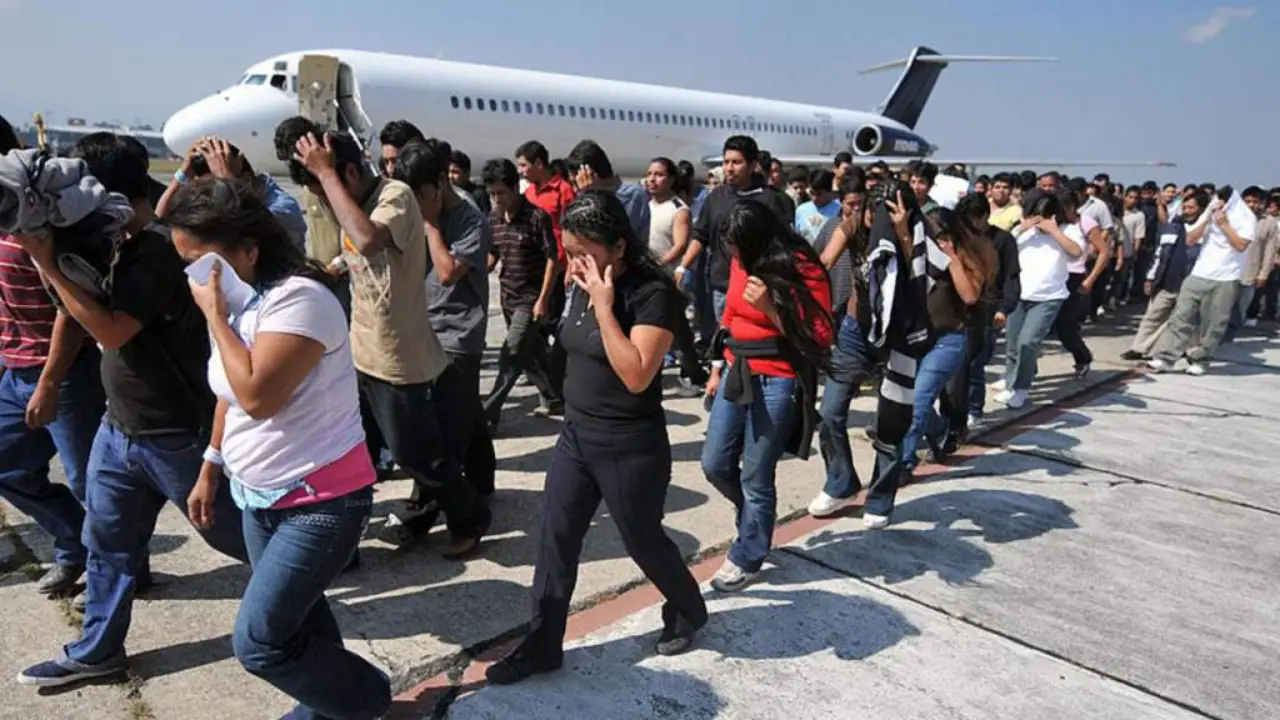 hondureños deportados de EE.UU.