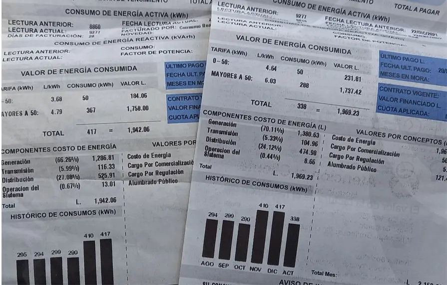 factura energía
