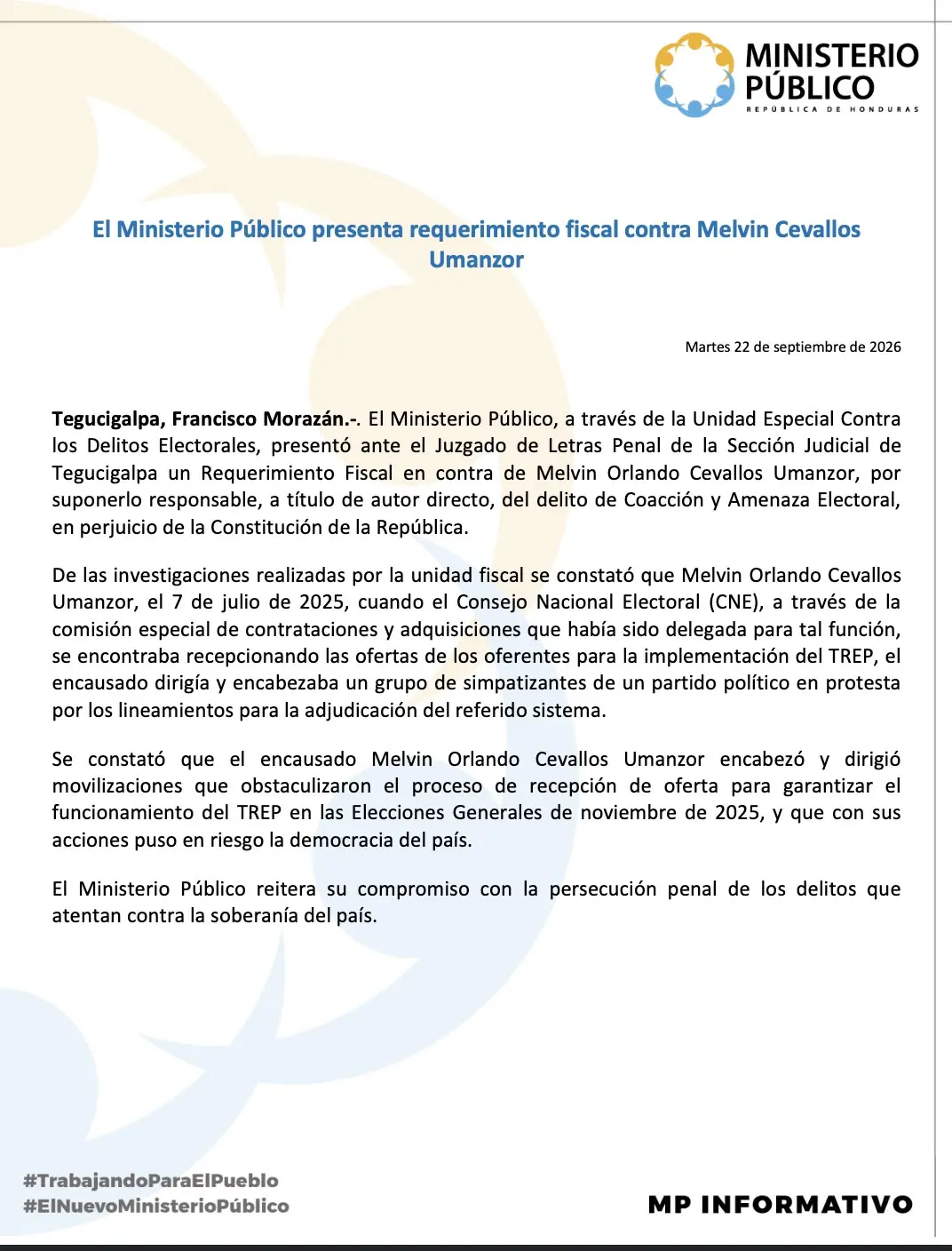 documento MP
