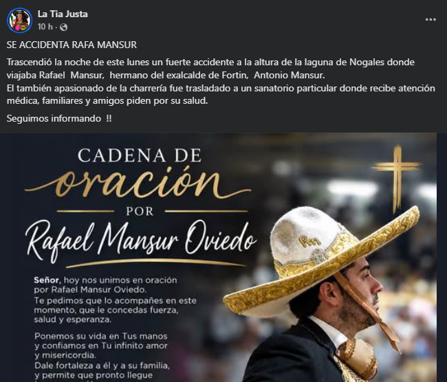 Rafael Mansur Oviedo qué le pasó