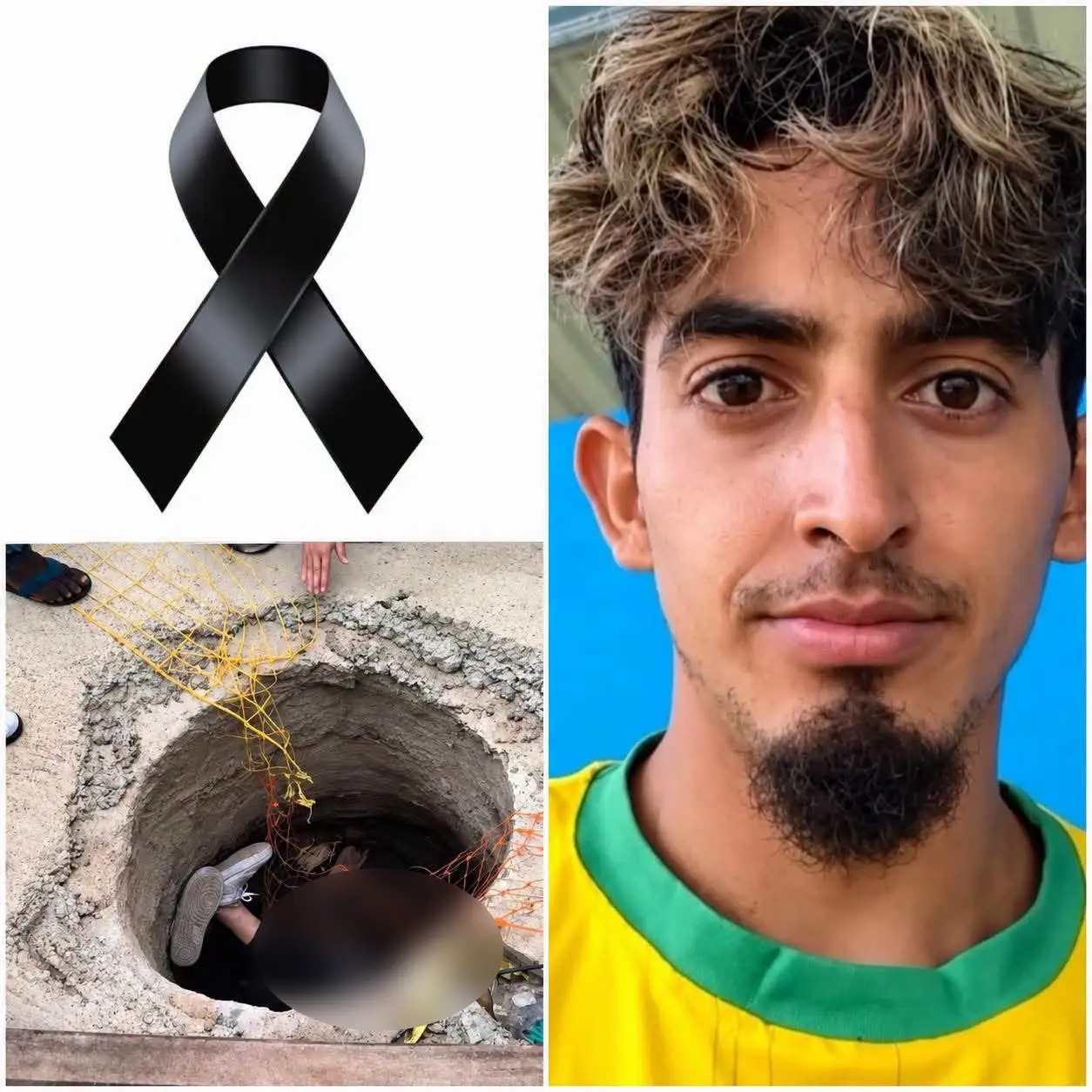 Foto del joven hallado encostalado en una alcantarilla de Marcala