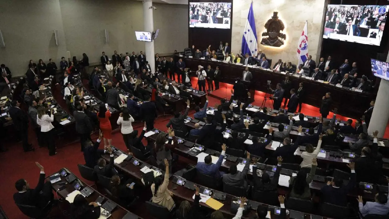 Sesión del Congreso Nacional de Honduras