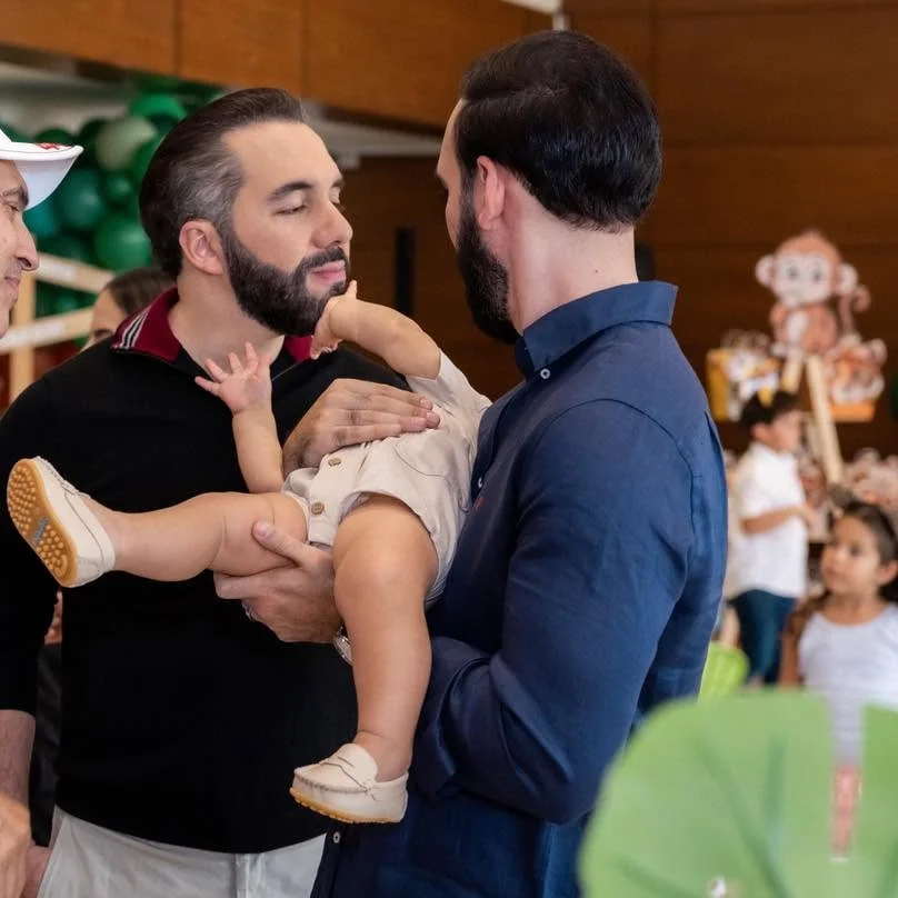Nayib Bukele y su sobrino