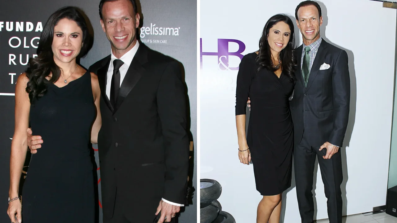 Collage de fotos de Paola Rojas y Luis Roberto Alves 'Zague'