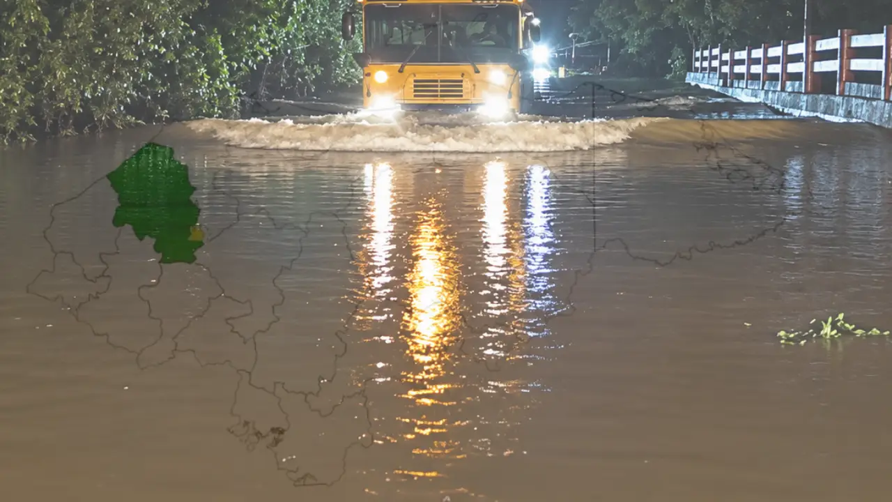 Lluvias desbordan ríos y quebradas en Santa Bárbara y activan alertas Imagen de Lluvias desbordan ríos y quebradas en Santa Bárbara y activan alertas