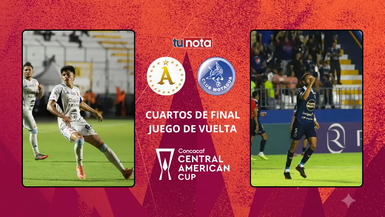 Alianza vs Motagua: hora y dónde ver la vuelta de cuartos de Copa Centroamericana 2026 Imagen de Alianza vs Motagua: hora y dónde ver la vuelta de cuartos de Copa Centroamericana 2026