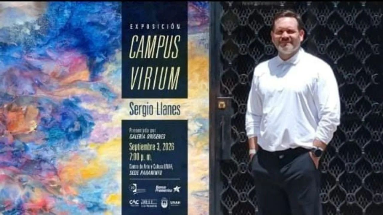 "Campus Virium": el arte abstracto de Sergio Llanes conquista el Paraninfo Universitario Imagen de "Campus Virium": el arte abstracto de Sergio Llanes conquista el Paraninfo Universitario