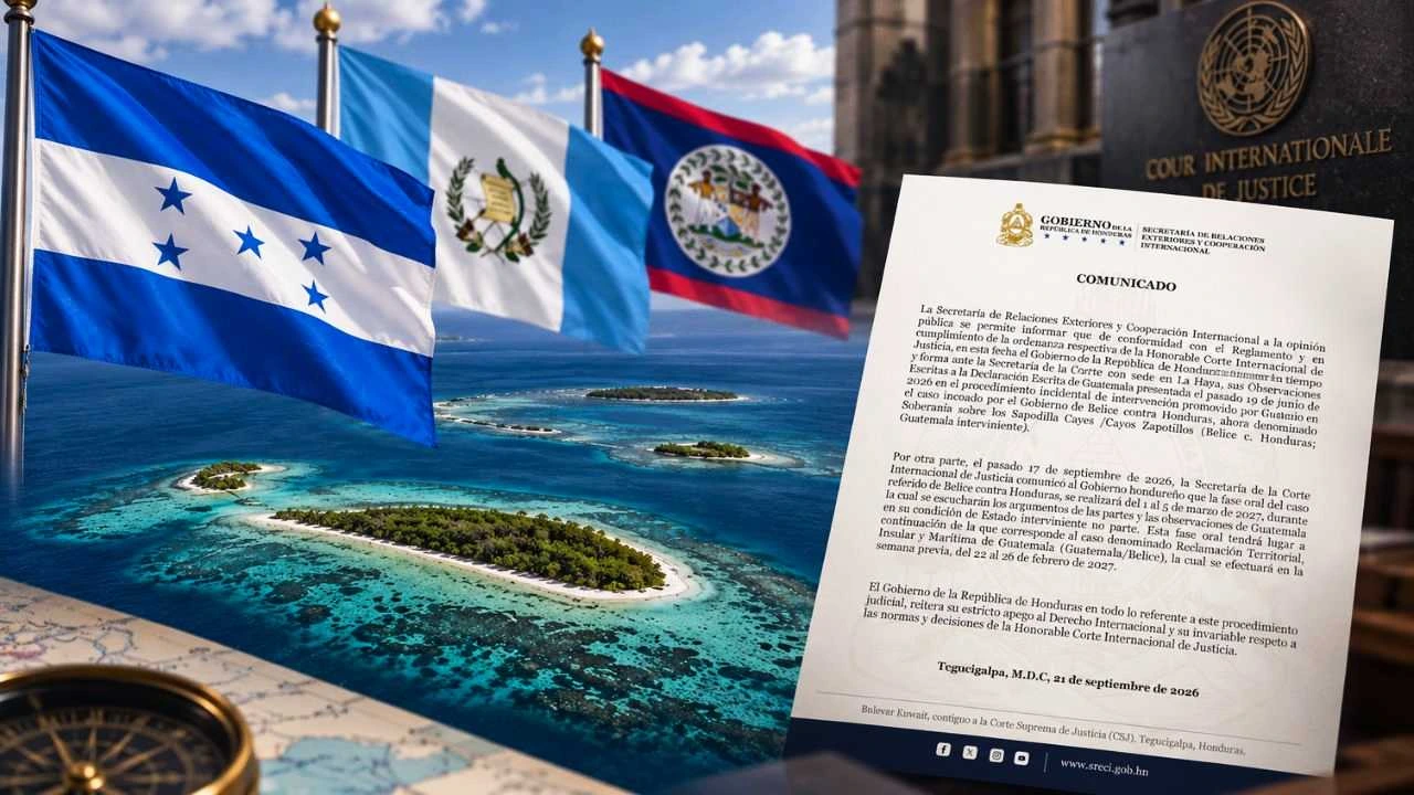 Honduras responde a Guatemala por Cayos Zapotillos, disputados por tres países Imagen de Honduras responde a Guatemala por Cayos Zapotillos, disputados por tres países